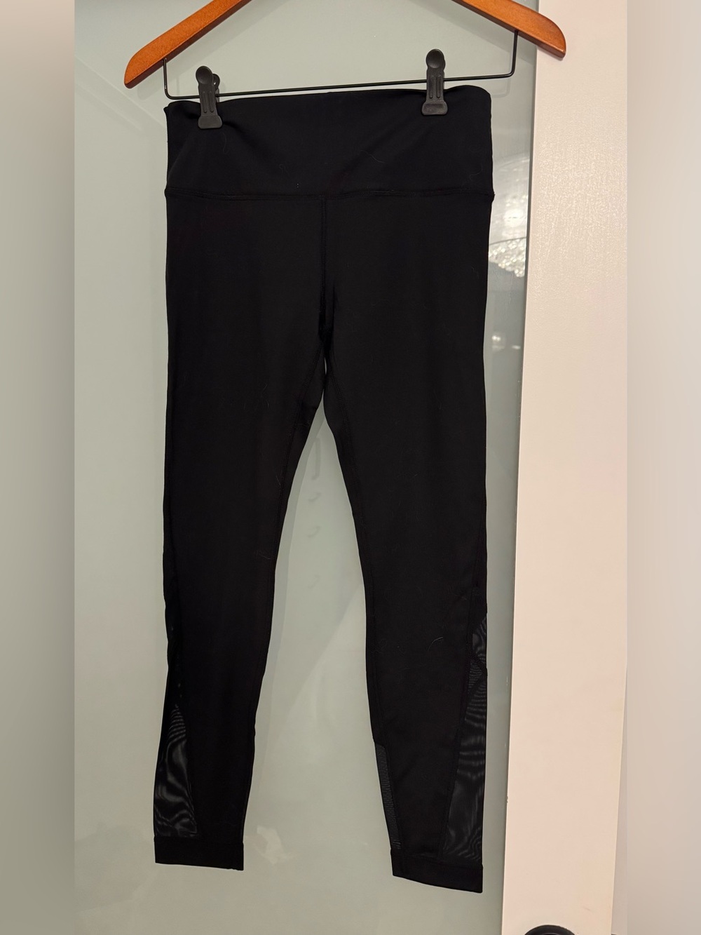 Black Mesh workout leggings